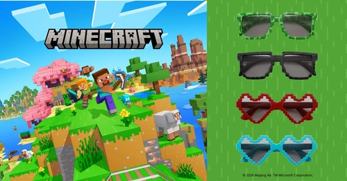 大好評の前作から進化！『マインクラフト』キッズサングラスが、より安全な素材になってラインアップ拡充！
夏の日差しから子どもの目を守る、親も安心のアップデートモデルがパリミキから新登場