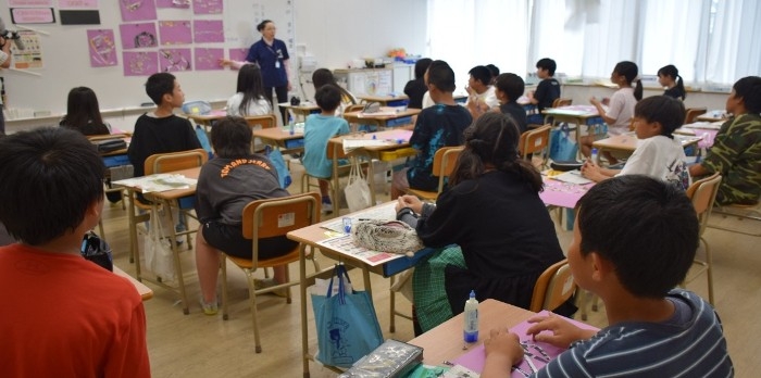 令和7年(2025年)9月に実施した出張講義の様子