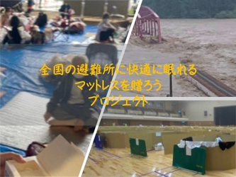 プロジェクト名 『全国の避難所に被災者が快適に眠れるマットレスを贈ろう』　 クラウドファンディングを開始　 ～第1弾　寄贈先：熊本県八代市役所～