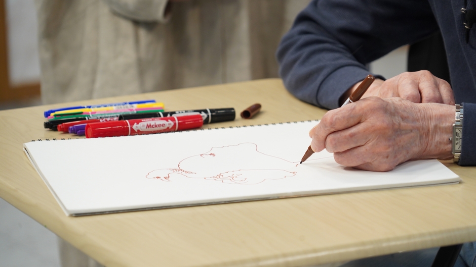 宇野さんが描かれた絵とは…？