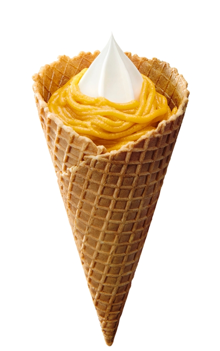 安納芋モンブランソフト 単品画像(コーン)