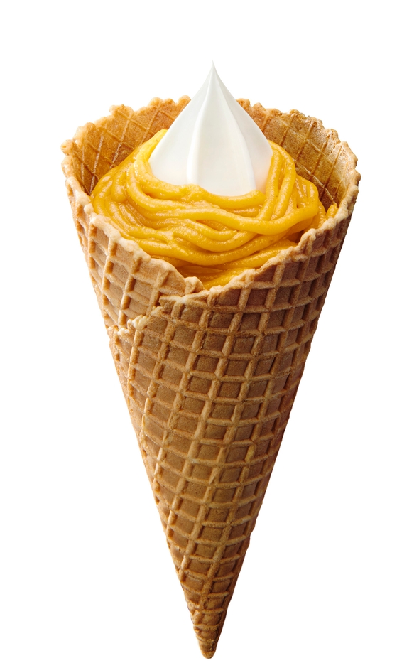 安納芋モンブランソフト 単品画像(コーン)