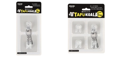 フックなのに穴が開かない！水回りにも付けられる、 強力ゲルフック「タフコアラ(TAFUKOALA)」新発売