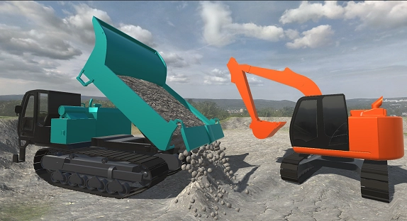 VMC Motion Technologies、 国立研究開発法人土木研究所に向けて、 建機・土壌シミュレータを開発