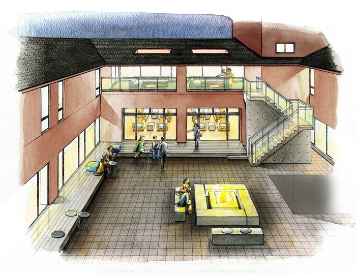 中庭 Kesema灯&バルコニー 宙見