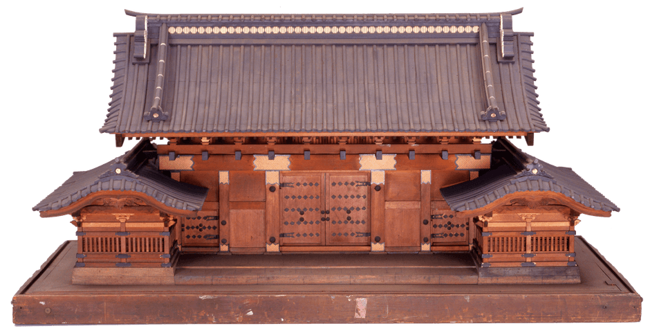 仙台藩伊達家汐留上屋敷表門模型(東京大学大学院工学系研究科建築学専攻蔵)