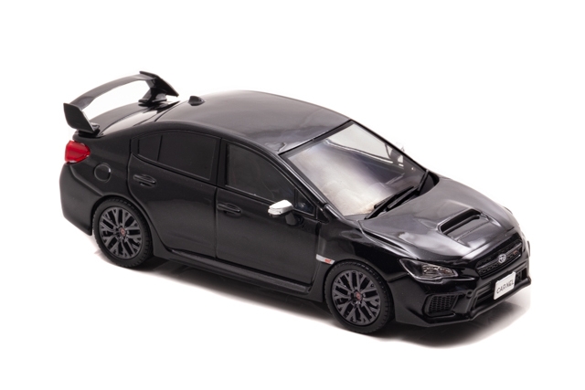 1/43 スバル WRX STI Type S (VAB) 2018 Crystal Black Silica：右前