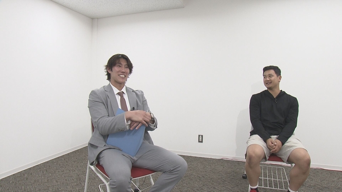 中田廉さん　森翔平投手（広島東洋カープ）