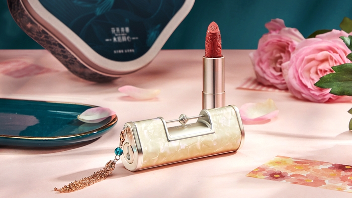 百花同心錠彫刻リップ(2)