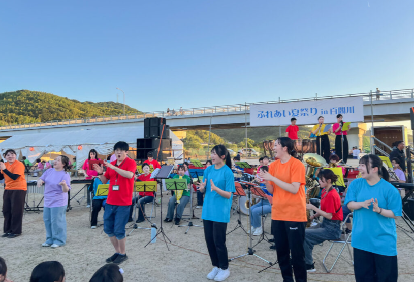 【環太平洋大学】地域に音楽の笑顔を届ける－IPU吹奏楽サークルが「ふれあい夏祭りin百間川」を彩る