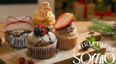 【プラントベーススイーツ専門店SOMIO】クリスマス限定マフィンを販売開始