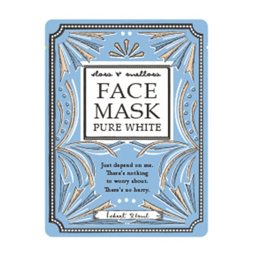 「フェイスマスク1P Pure White」美白タイプのマスク。