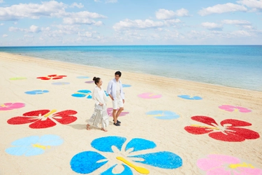 リゾナーレ小浜島｜白砂のビーチでお花見気分を楽しめるイベント「ビーチの花咲くリゾナーレ」を初開催｜期間：2021年4月1日〜5月31日