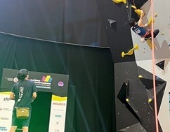 「IFSCパラクライミング世界選手権大会」で會田祥選手が優勝