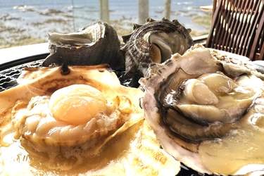 【期間限定】昨年テレビで紹介された人気企画が復活！全室オーシャンビューのリゾートで楽しむ海鮮網焼き