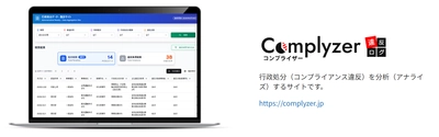 運輸安全・交通オープンデータ活用AIプロジェクト「運輸安全AIラボ」第四弾トラック・バス・タクシー事業者の行政処分をAIで分析する新情報サイト「Complyzer（コンプライザー）」提供開始