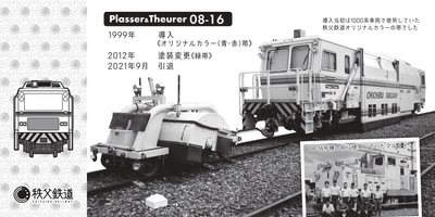 記念乗車券(08-16号機)　乗車券(裏)イメージ