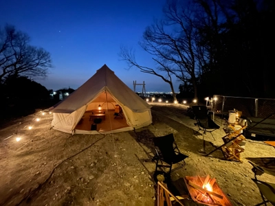 京都府立山城総合運動公園(太陽が丘)に新スポットが登場！ 「「もうひとつの京都」観光資源発掘事業補助金」の 採択を受け創出事業の新キャンプ場やテントサウナ開始