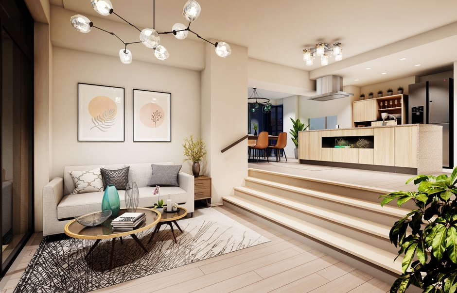 ヴェレーナグラン菊名の杜　スキレージ(スキップフロア＆ストレージ)完成予想CG