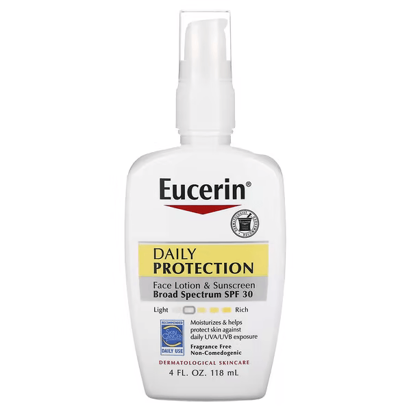 Eucerin, デイリープロテクション・モイスチャライジングフェイスローション, サンスクリーンSPF30, 118ml
