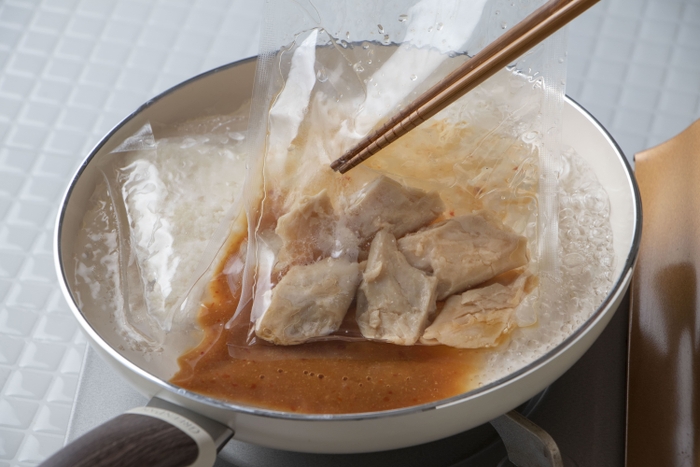 湯せんだけで簡単に本格エスニック!