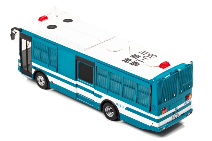 RAI'S 1/43 いすゞ エルガミオ 2020 関東管区機動隊大型人員輸送車両(神奈川管1-08):左後