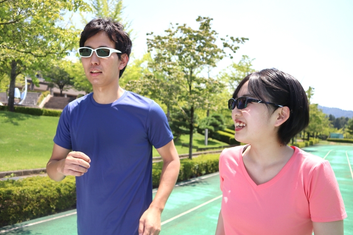 軽量なので、長時間付けていられる!