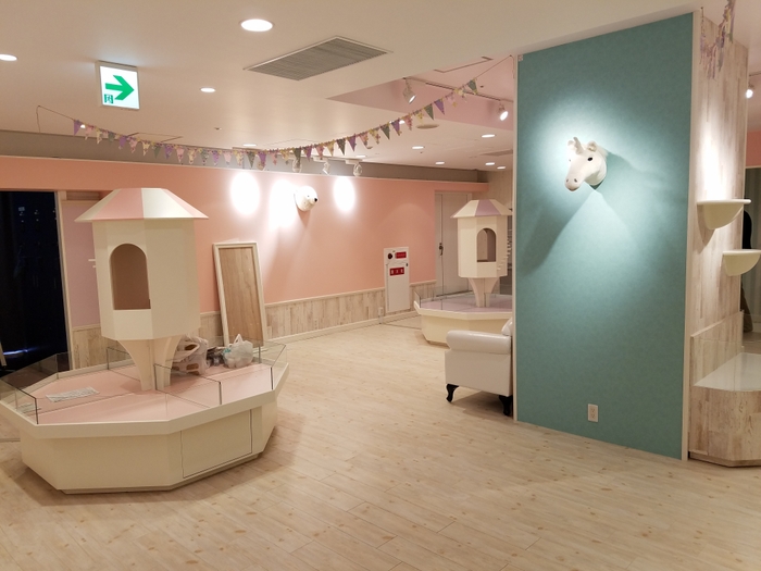 ゆめかわいい!を演出する店内