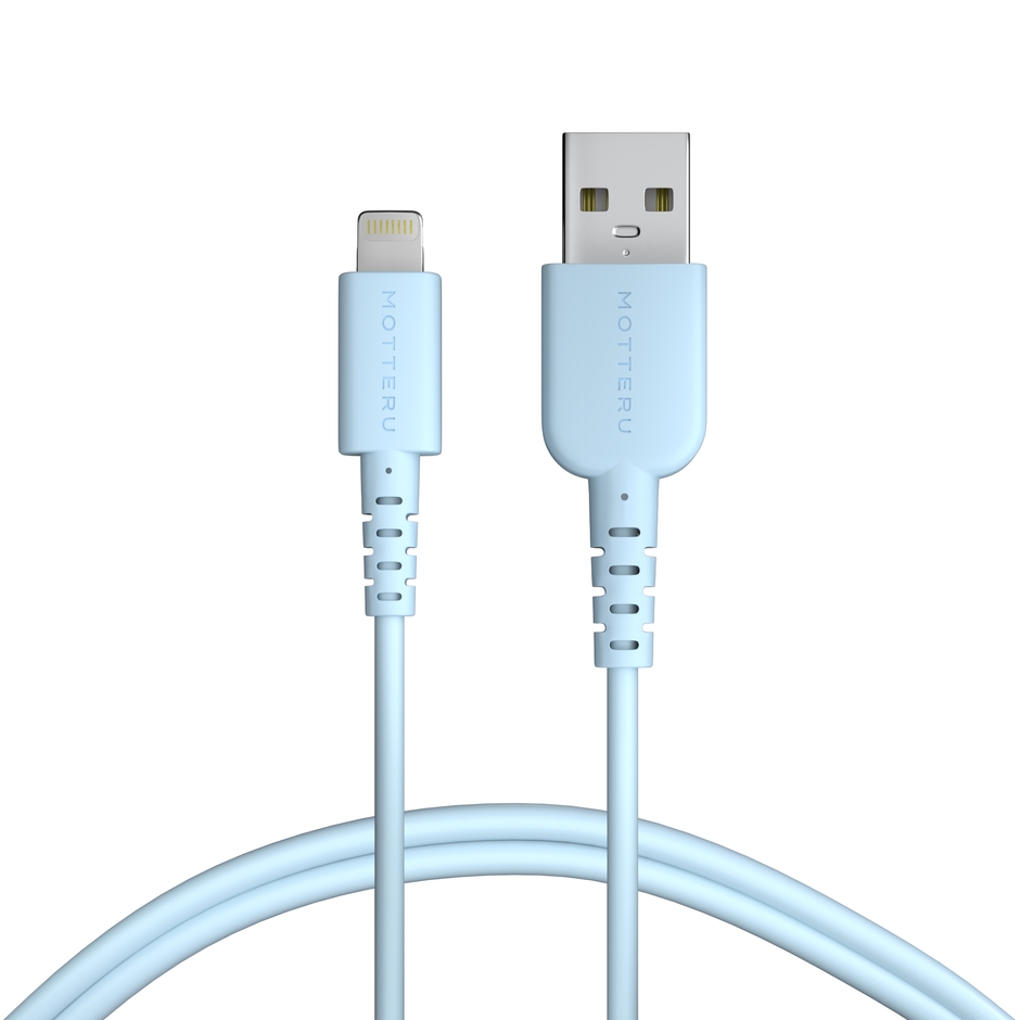 Type-A to Lightningケーブル(MOT-CBALG)パウダーブルー