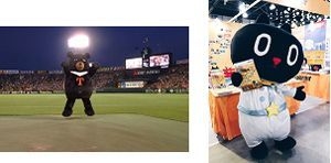【左】台湾観光協会 特別ミッション チームリーダー オー熊(Oh!Bear) 【右】タイガーエア台湾とコラボの新しい仲間クロロ