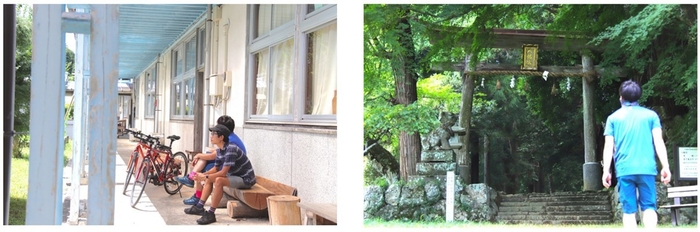 ガイド付きサイクリングツアーの様子