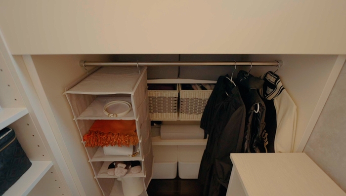 子供部屋 下クローゼット