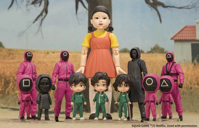 Netflixシリーズのサバイバルドラマ『イカゲーム』にインスパイアされた11アイテム S.H.Figuarts(エス・エイチ・フィギュアーツ)/Figuarts mini(フィギュアーツ ミニ)/TAMASHII Labヨンヒ人形
