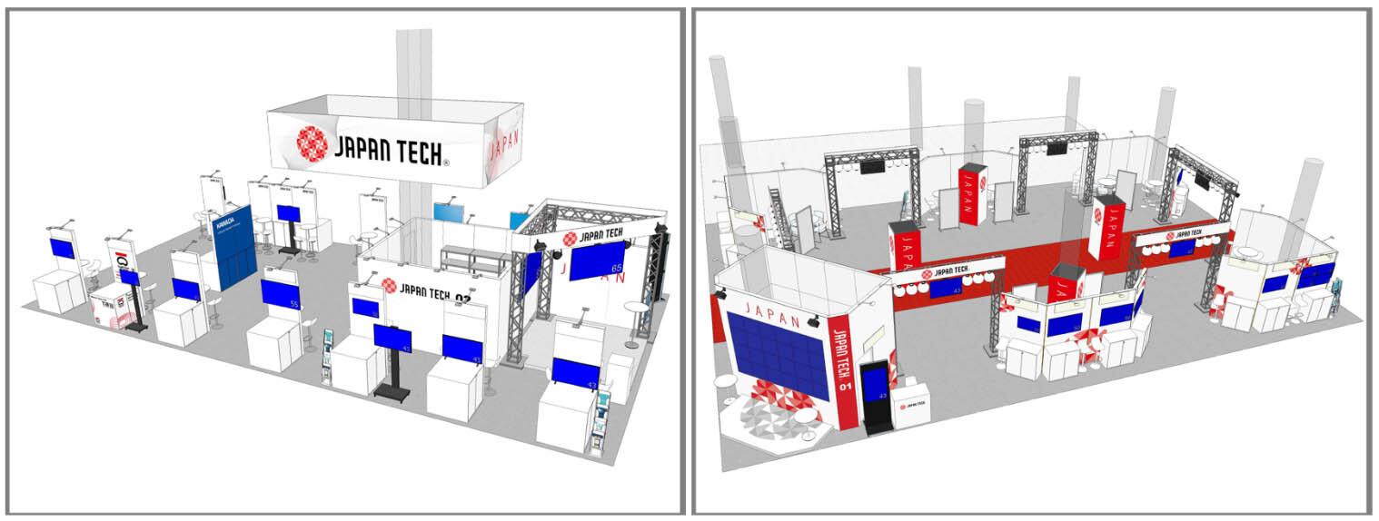 JAPAN TECH 01と02のブースイメージ