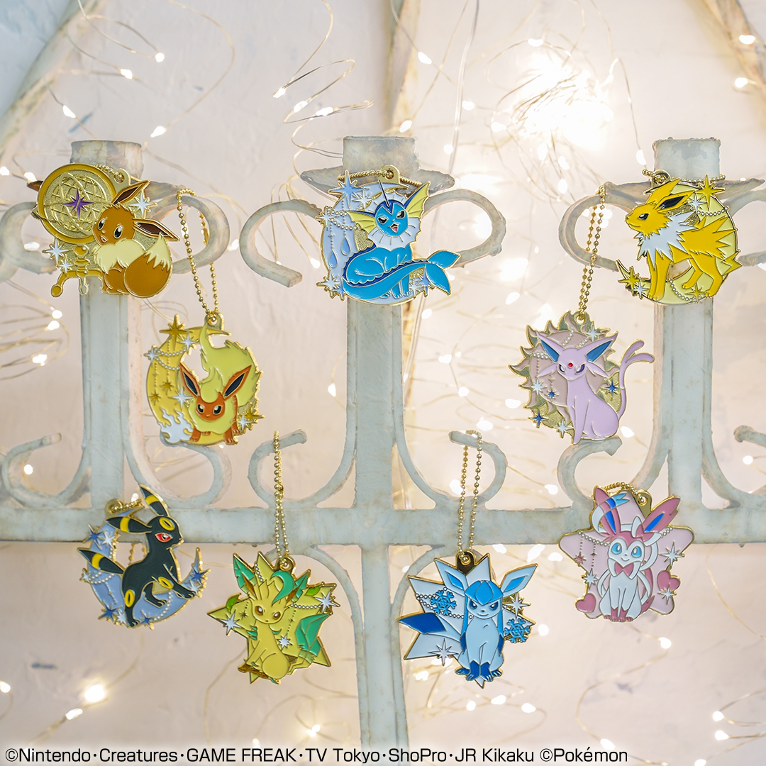 ☆Pokémon EIEVUI&Starlight Night チャーム コンプ ポケモン イーブイの一番くじが新登場！ 星空をテーマにしたアイテムが