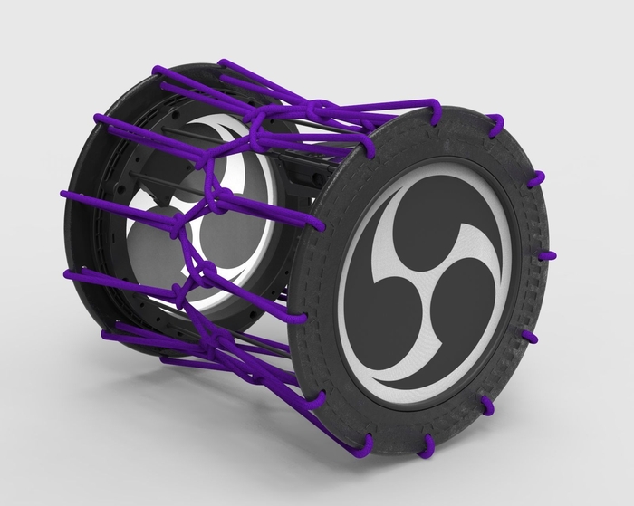 ローランドと鼓童が共同開発した「電子和太鼓」