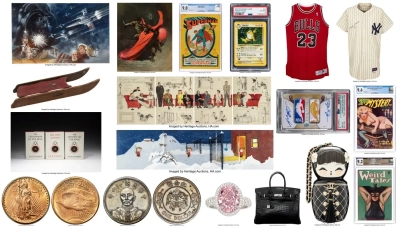 世界最大の収集品オークションハウス「ヘリテージ・オークションズ」の2025 年総売上が21 億５,000 万ドル（約3,400 億円）に達し、5 年連続で年間売上記録を更新