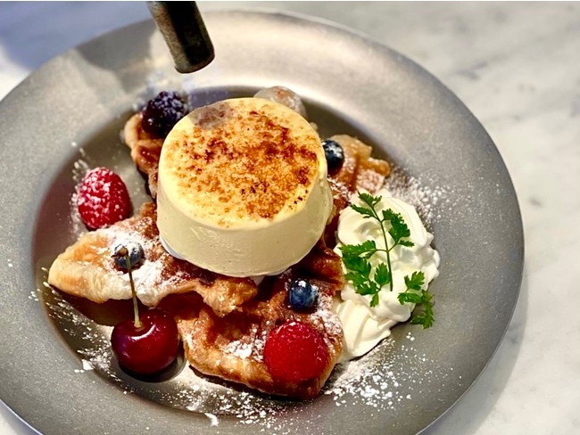 お客様の目の前でキャラメリゼ!