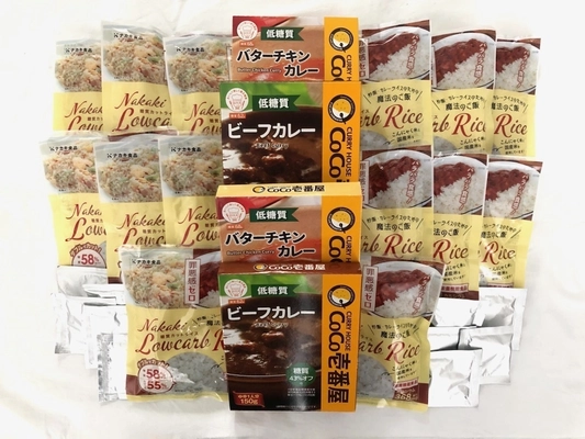 糖質・カロリーを50％以上カットしたナカキ低糖質ご飯と ココイチ低糖質レトルトカレーセットが登場