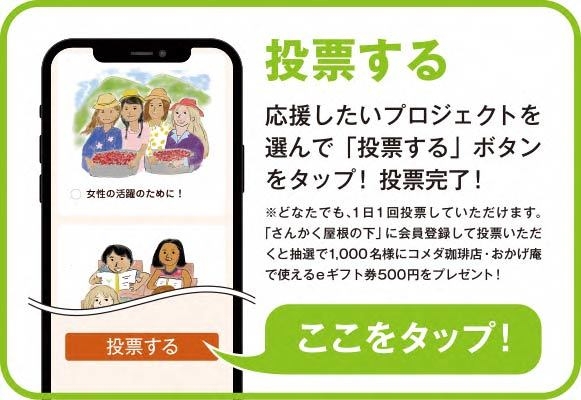 投票する