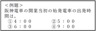 阪神電気鉄道 開業120周年記念 阪神グループ120年の理解度を120問で測定 超難関「阪神検定」9月12日（金）スタート ～写真と新聞記事で120年をたどる パネル展はいよいよ最終章～