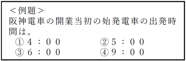 阪神電気鉄道 開業120周年記念 阪神グループ120年の理解度を120問で測定 超難関「阪神検定」9月12日（金）スタート ～写真と新聞記事で120年をたどる パネル展はいよいよ最終章～