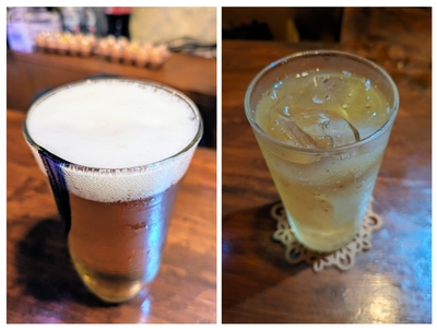 冷え冷えビールとしの風ハイボール