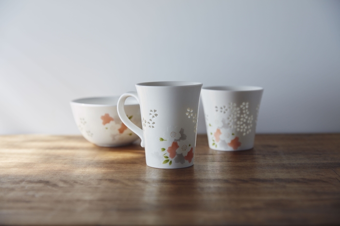 しずく彫り 花あかりシリーズ