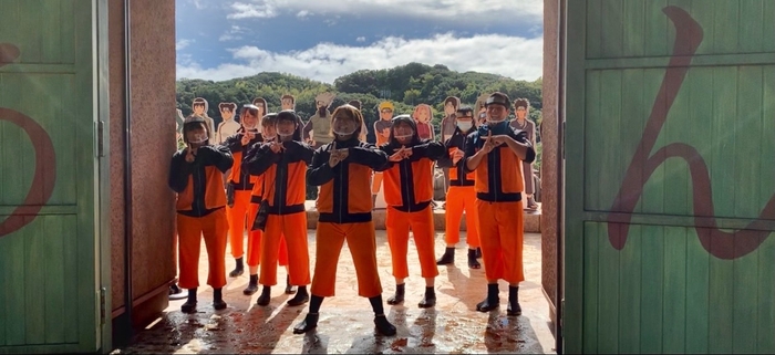 ▲ナルトの衣装で集まろう!