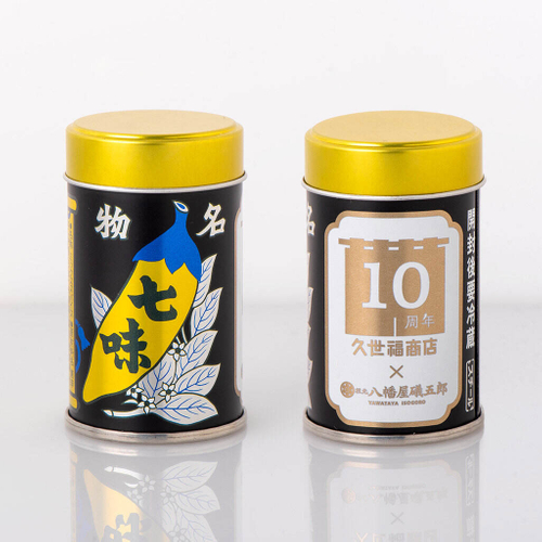 昨年12月に数量限定で販売した「久世福商店　10周年限定七味缶」