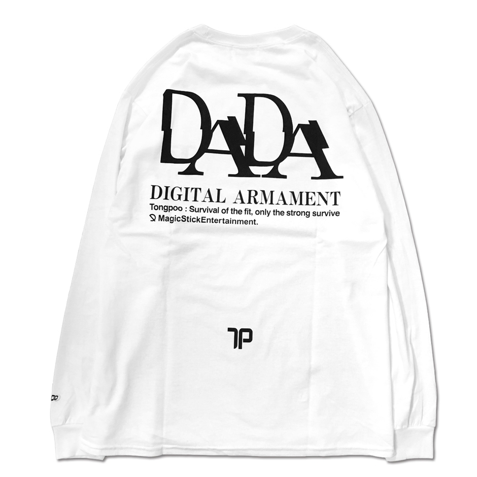 DA L/S TEE(WHITE) 8,500円(税抜)