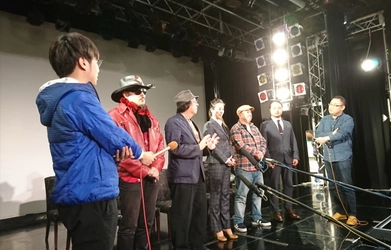 来年芸能生活20周年を迎える鳳恵弥　 主演舞台【KARASAWA幕末劇　うそつきお扇】の制作発表会　 極楽とんぼ山本圭壱や脚本の唐沢俊一が出席し開催