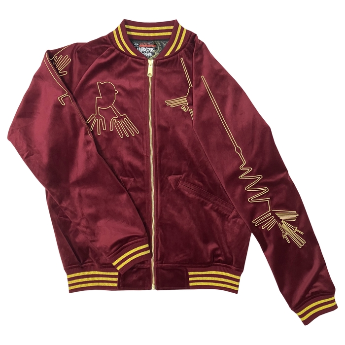 別珍 キヌア・バーガンディ 左袖