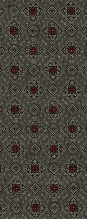 座席シートで使用する「龍郷柄」